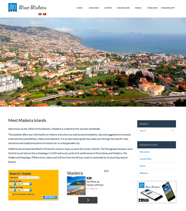 Website - Meet Madeira Islands
